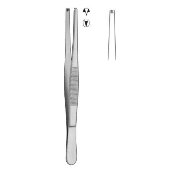 Standard Tissue Forcep - 11.5 cm, 4 1/2