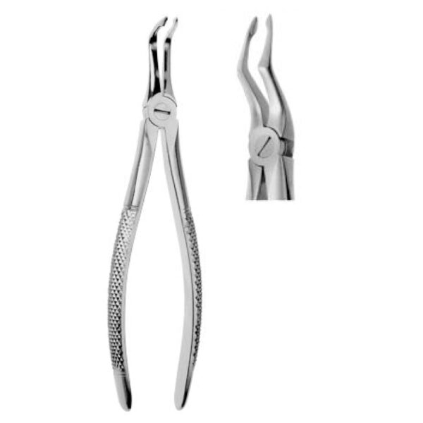 Bayonet Atraumatic Extraction Forceps