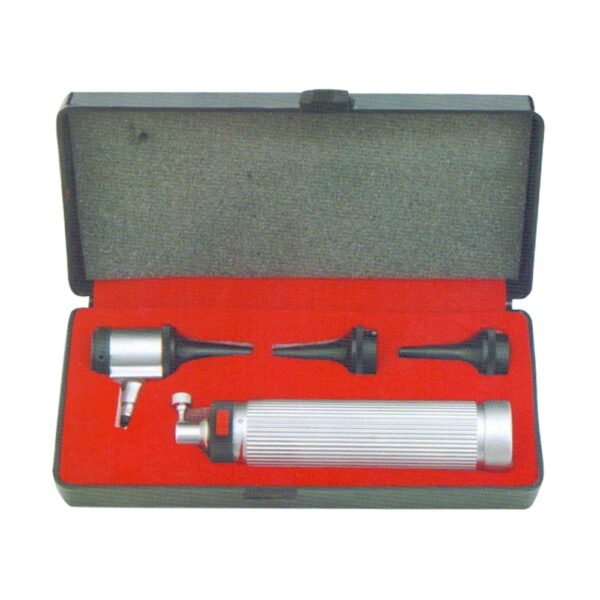 Standard Otoscope + Black Plastic Case Packing