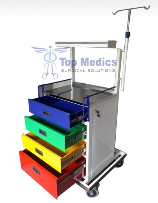 Instrument Trolley with iv Stand