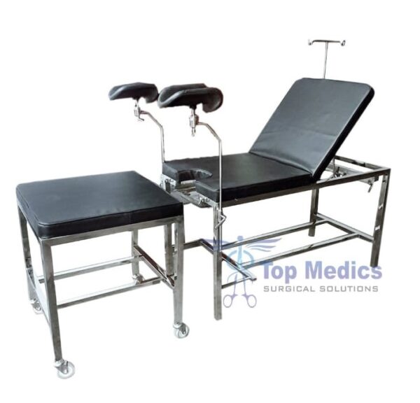 Examination Table with iv Stand with Wheels