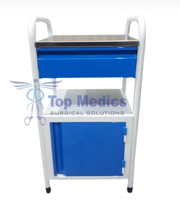 Bed side Locker Steel Top